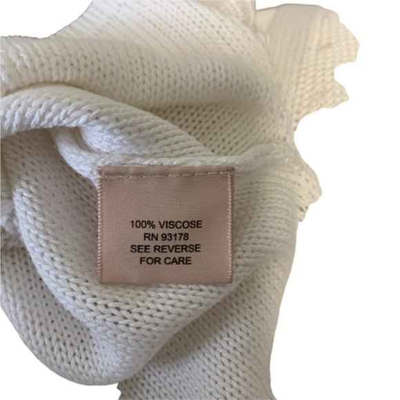 Philosophy Open Weave High Low Sweater Tunic Medium - Picture 6 of 7